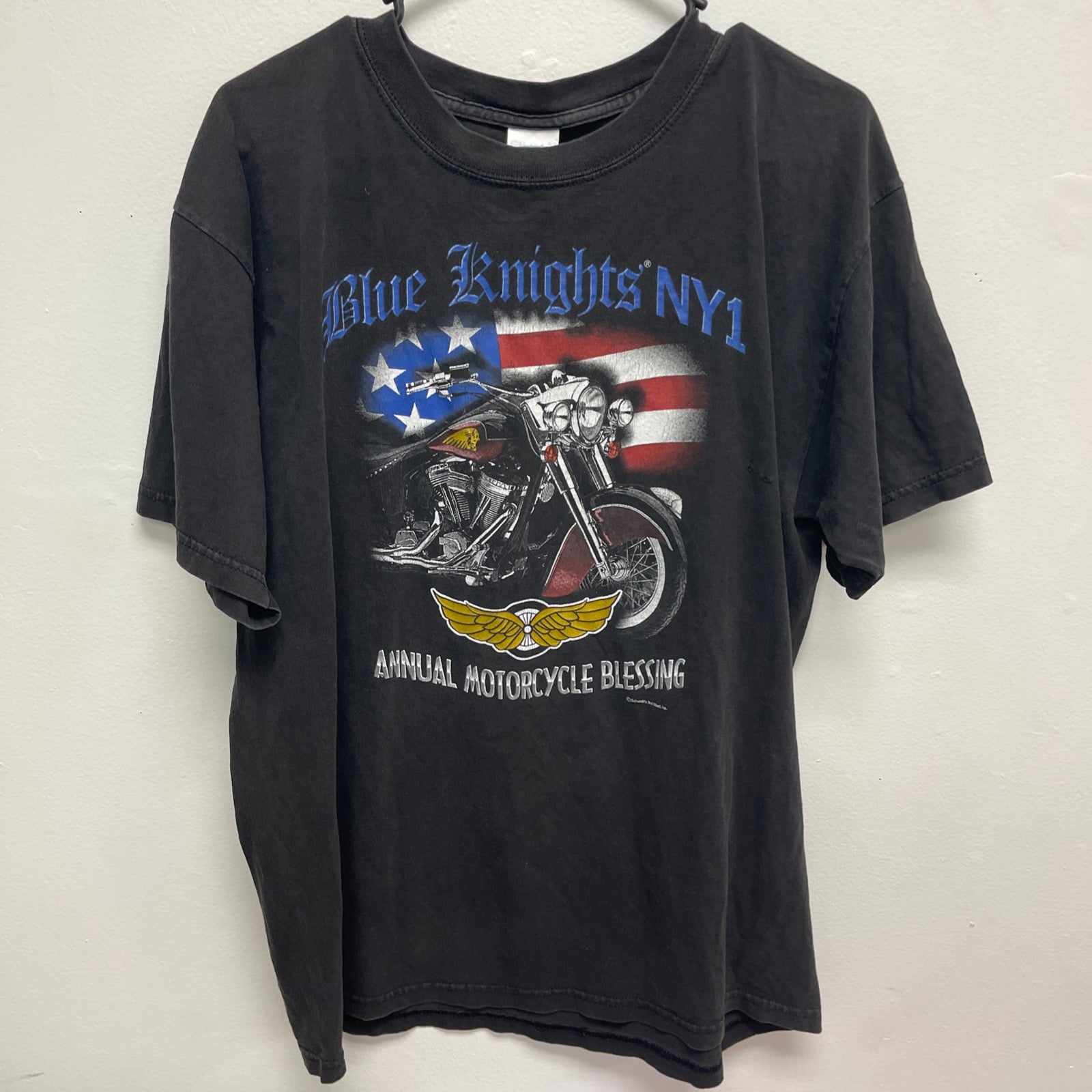 Motorcycle Vintage T shirt size large